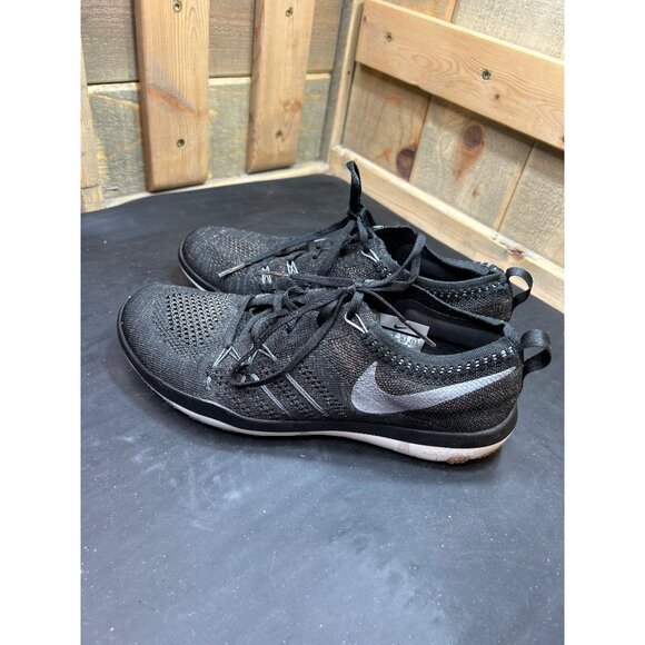 Nike Free TR Focus Flyknit Black Running Shoes Women’s US 7.5 Lightweight - Picture 8 of 9